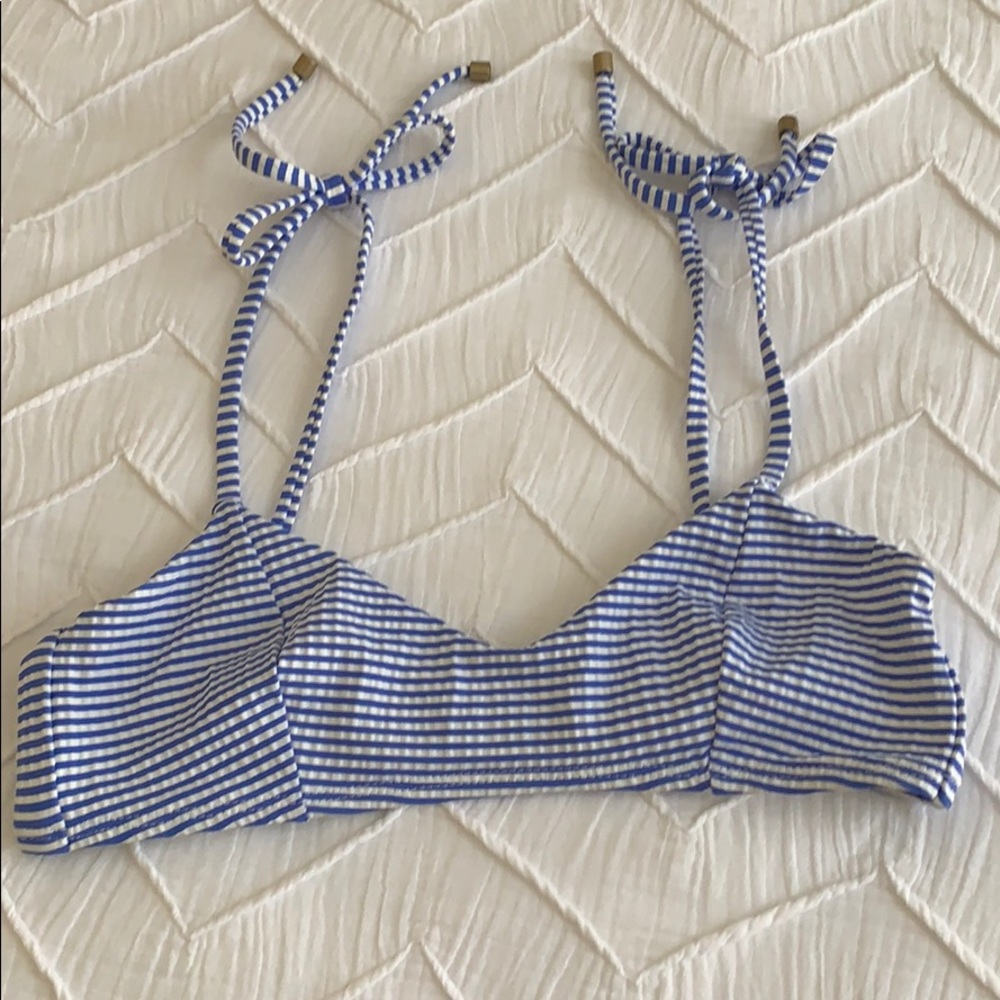 Vitamin A Zuma Bralette in Hamptons Stripe